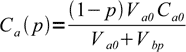 titration-curve-calculation, eq. 1