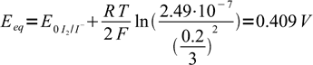 potentiometric-titration-equivalence-point-calculation, eq. 25