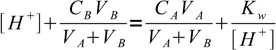 acid-base-titration-curve-calculation, eq. 5