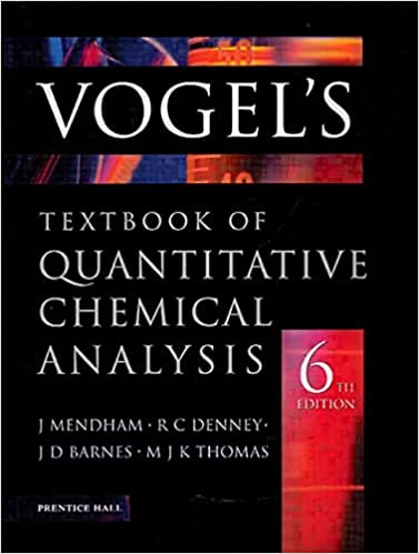 Vogel's Quantitative Chemical Analysis