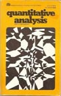 Quantitative Analysis (College Outline)